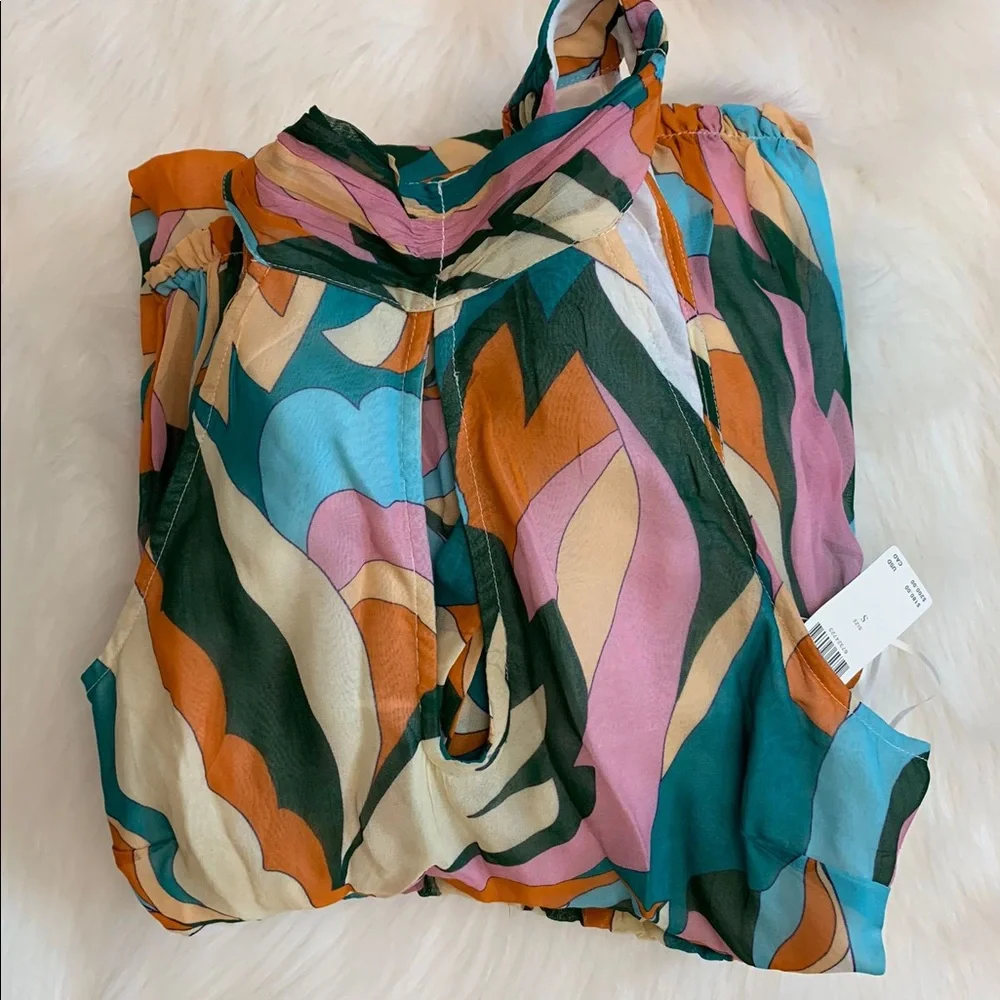 Anthropologie Maeve keyhole halter maxi dress - Picture 9 of 11